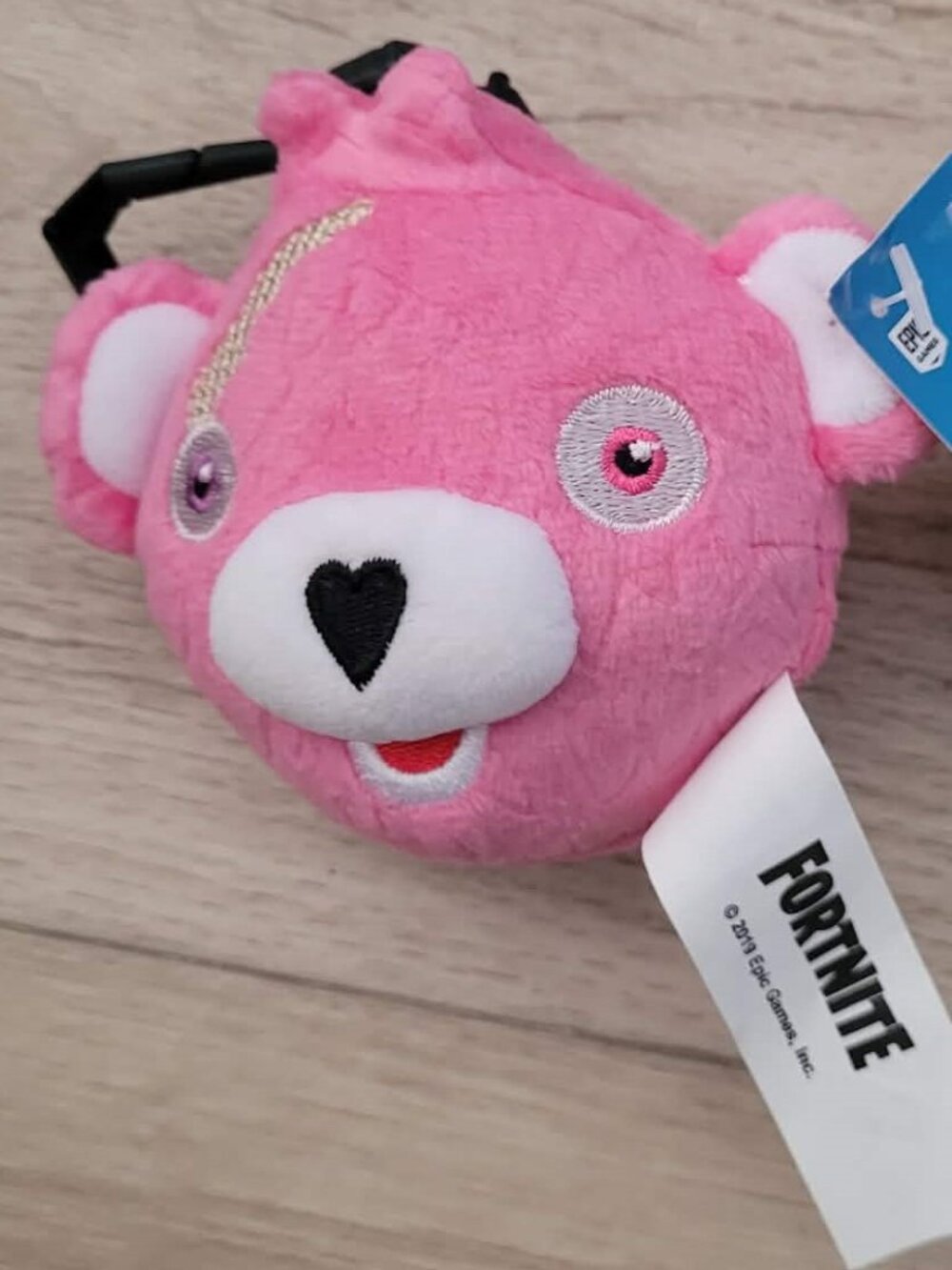 new FORTNITE CUDDLE TEAM LEADER PLUSH KEYCHAIN clip russ bear